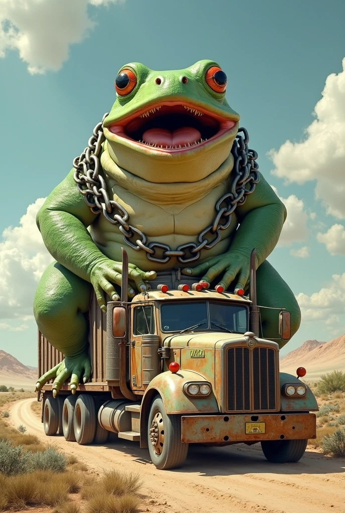 Solo, male, alligator, hungry expression, big face, fangs, blep, thick tongue, green eyes, detailed eyes, overweight, flabby, big, massive, giant, fat, tall, big arms, by dangpa, by ghostfood, by glitter trap boy, (white sweat stained tank top, messy clothes, dirty, oil stains, pants pulled down, hard penis, exposed penis, no pants, naked bottom, hard red penis, alligator penis, feral penis, wet, precum, detailed crotch))), sitting on chair, legs spread, bare feet, claws, masturbating, stroking penis, holding penis, pleasure, orgasm face (car mechanic workshop, day time, messy), white eyes, black pupils
