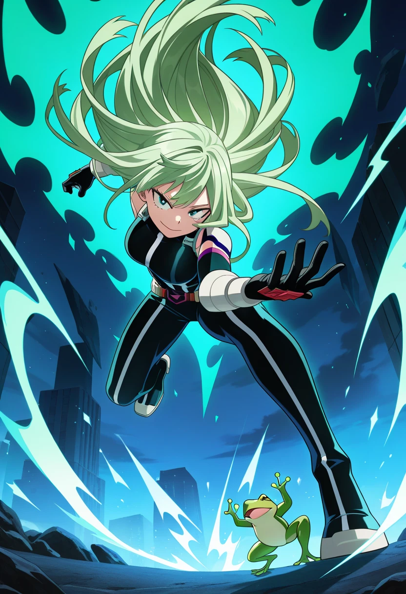 Gwen from Ben 10 on all fours being harassed by sexy gooey tentacles