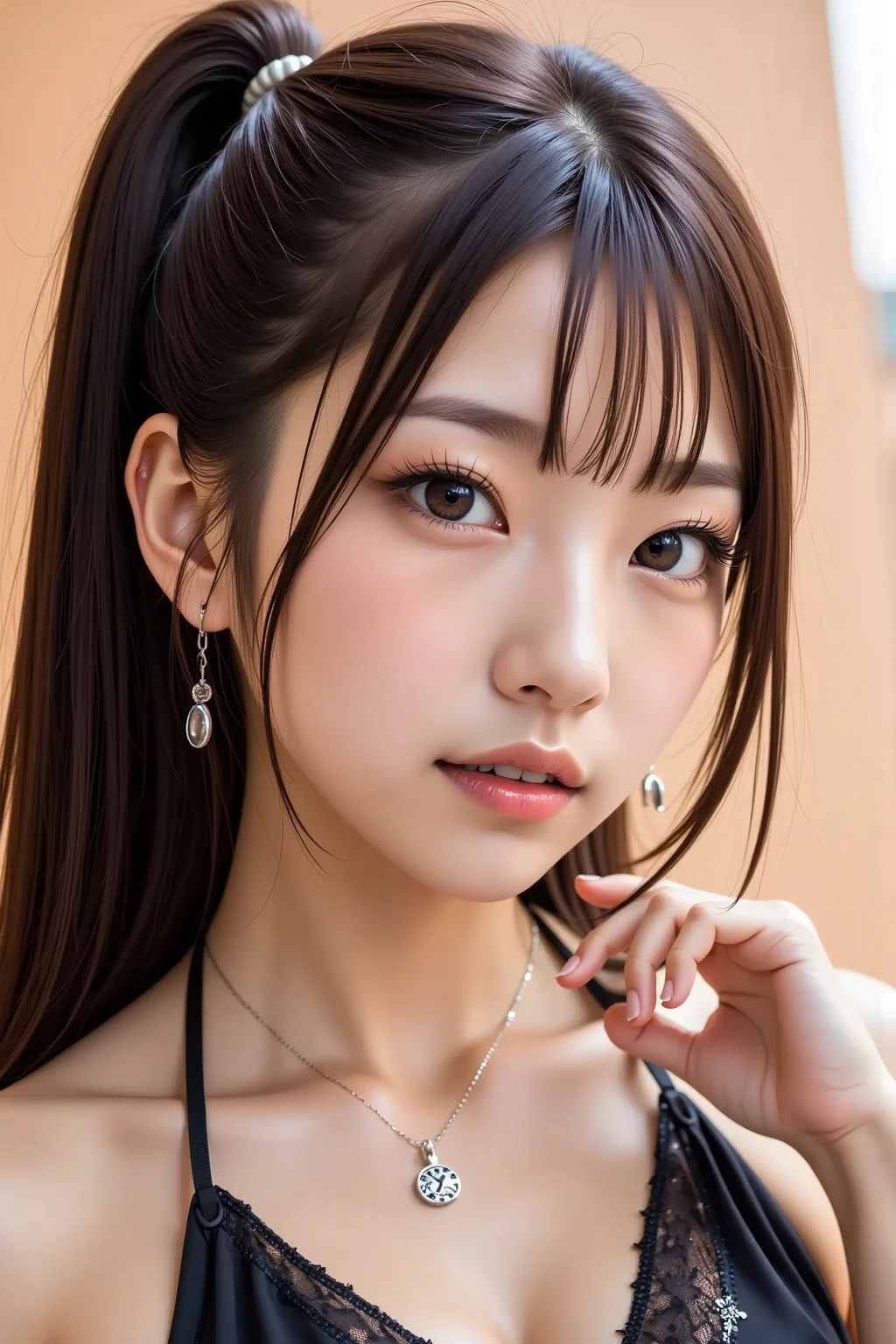 (最高qualityのディテール)、Realistic、8K Ultra HD、High resolution、(One Girl:1.2),(Fatal Beauty,Attractive beauty) ,(A supple and powerful physique),(Sensual charm),(Mysterious charm:1.1),(Captivating silhouette),The 超detailedな、高qualityのテクスチャ、Intricate details、detailed、非常にdetailedなCG、高qualityの影、detailed 美しく繊細な顔、detailed 美しく繊細な目、Written boundary depth、Ray Tracing、20th generation、Cute K-Pop Girls、(The Face of Ulzan in Korea)、Thin face、(Urzan-6500-v1.1:0.6)、PurerosFace_v1、Glowing Eyes、Perfect body、 Viewer Display、(最高qualityのディテール:1.2)、Realistic、8K Ultra HD、High resolution、Close-up of a woman, realistic girl rendering, 8k artistic german bokeh, Enchanting girl, Real Girls, Gurwitz, Gurwitz-style artwork, Girl Roleplay, Realistic 3D style, cgstation Popular Topics,, 8K Portrait Rendering,(truth,truth:1.4),(Sparkling eyes girl:1.2)、The 超detailedな、高qualityのテクスチャ、Intricate details、detailed、非常にdetailedなCG、高qualityの影、detailed 美しく繊細な顔、detailed 美しく繊細な目、Written boundary depth、Ray Tracing、20th generation、Cute K-Pop Girls、(The Face of Ulzan in Korea)、Thin face、(Urzan-6500-v1.1:0.6)、cheek、Glossy Lips、、High resolution, Best image quality, 最高quality, Realistic, 超detailedな, Photo realistic, 4K 8K Ultra HD Full Color RAW Photos, Fujifilm(Medium format), Hasselblad, Carl Zeiss, Incredible dynamic range photography(utility_art:Smooth-768:1.1),High resolution, High pixel count, 明確なdetailed, Clear images, Natural color reproduction, Noise Reduction, High fidelity, quality, Software Improvements, Upscaling, Optimized Algorithms, Professional-level retouching,
1. Oversized coat:
The coat is、Choose an oversized design that covers from shoulders to knees.。Color is classic navy or black、or warm khaki or beige, hang on.、Choose colors that match the season。
2. Knitted sweater or turtleneck:
To protect yourself from the cold、Knitted sweater or turtleneckを選択してください。Match the texture and color of the knit to the coat.。
3. Wide leg pants:
For pants, Choose a wide-leg design、Combines ease of movement and style。Denim in dark tones or black trousers will look good.。
4. Knee-high boots:
What is included in an oversized coat、足首からふくらはぎまでカバーするKnee-high bootsとの組み合わせ。Boots are black or dark brown and chic.、Gives a stylish impression。
5. accessories:
シンプルなゴールドまたはシルバーのaccessoriesを選択してください、Add elegance to your outfit。for example、Long necklaces and large earrings are recommended.。
6. Handbags:
Handbags、Choose a color that matches the tone of your outfit.。Shoulder bags and tote bags are convenient and stylish。
7. Compensateと髪型:
Compensate, Choose natural colors that flatter your skin。Wavy Hair、By creating loose curls、Appeal to softness。