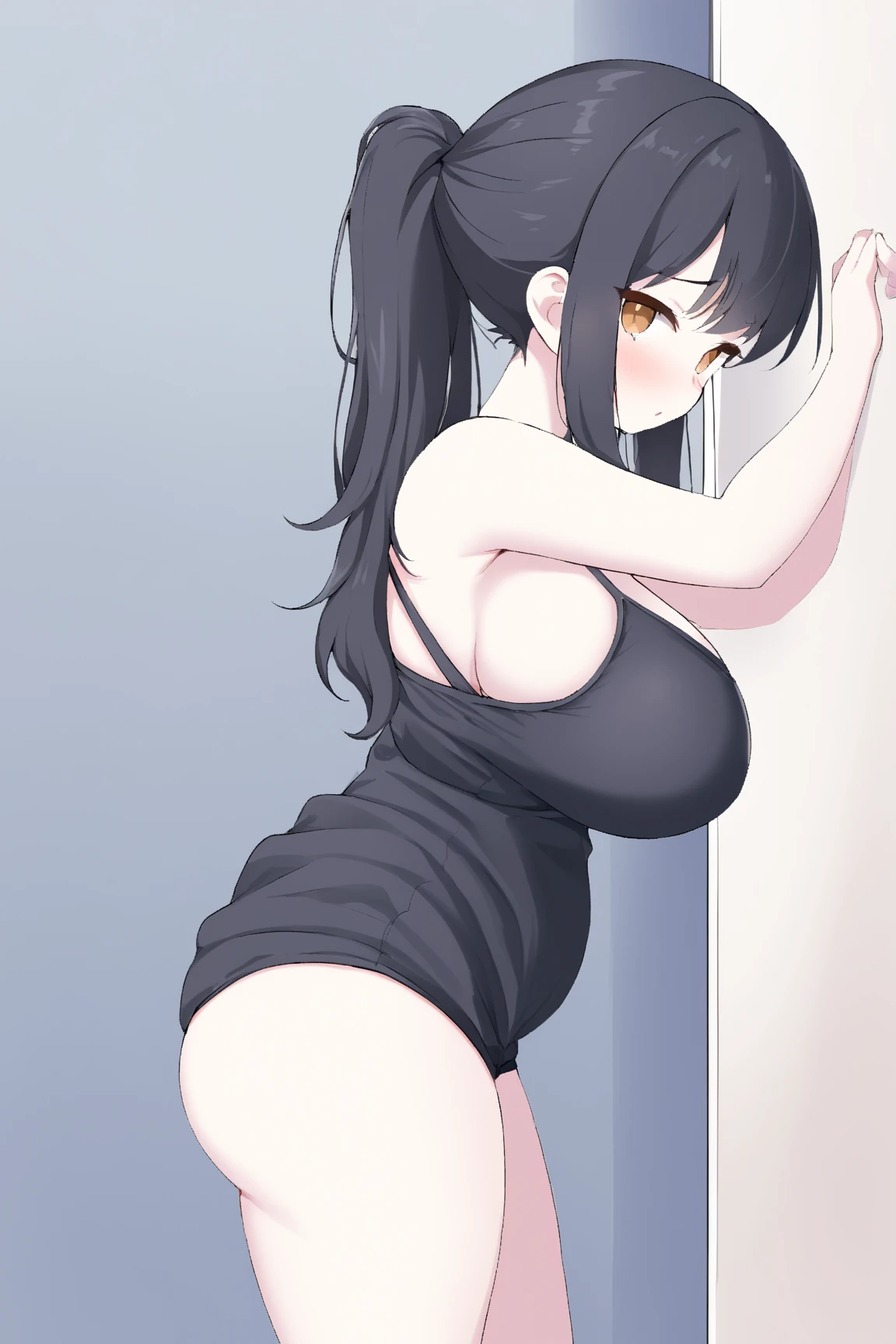 no clothes are worn,Cute big breasts and big buttocks
