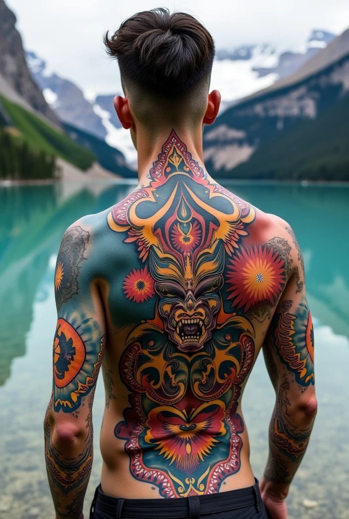 I'm Nepalese guy. I want tattoo on my upper arm. I'm love coding. I love animals and birds . I want to travel . Can you suggest a best tattoo for this criteria. Use some technology also