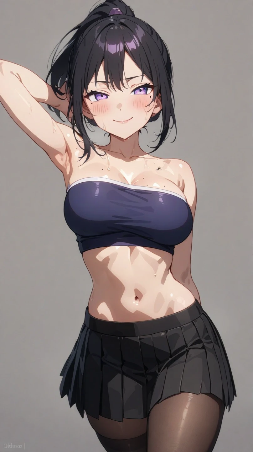 Well toned abs