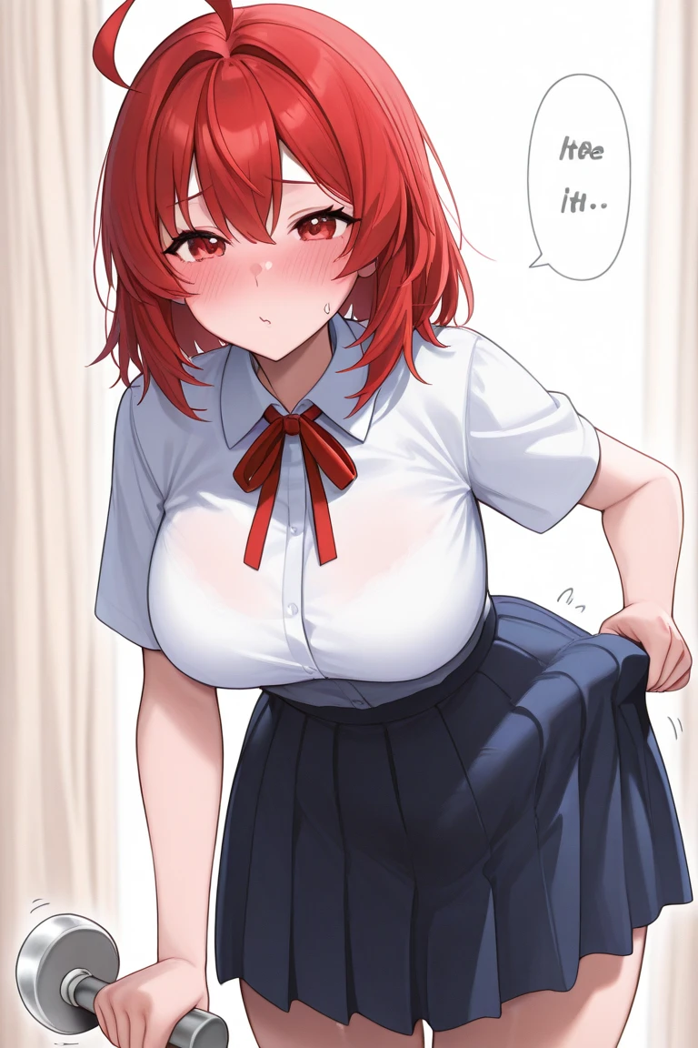 Ultra-detailed illustrations、Ultra-precise expression、masterpiece、Highest quality、ultra High resolution、High resolution、Hiromitsu Takeda Style、White background、Simple Background、Side angle、stand、whole body、Black panties、Fat Uncle、solo、Vulgar expression、Sweat、pubic hair、