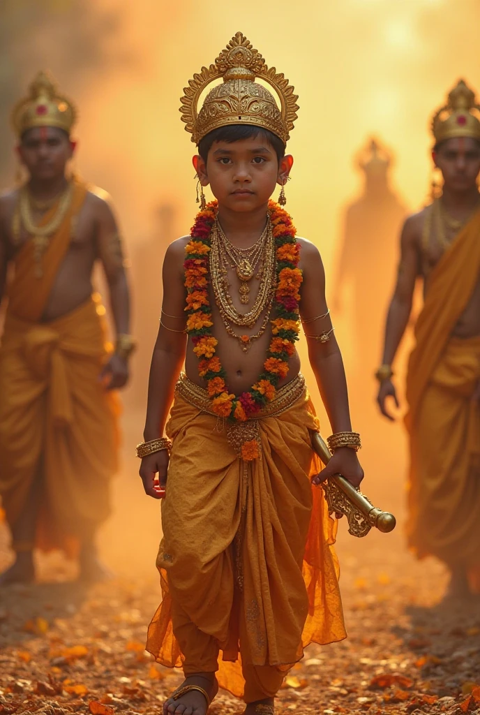 Chandra dev avatar as a Indian ??? with mask will guard the Malaysian city