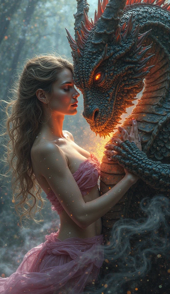Woman,Dragon,naked,vagina