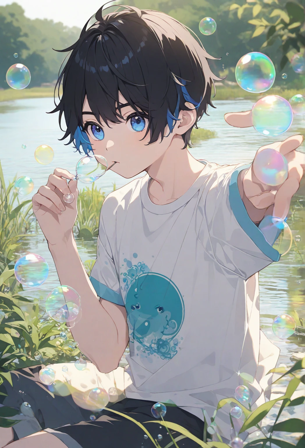 Tomboy, Random Fashion, Random Location, Random Event, Wet With Semen, Random Cute or Sexy Poses, Appearing Cute, Random Horny Mood, Cum Inside, The Atmosphere in the Picture and the Action Like Blowing Wind, Hair and Clothes