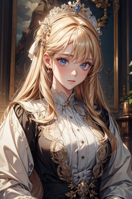 ((best quality)), ((masterpiece)), (detailed), 1girl, (big forhead:1.2),extremely detailed cute anime face, (((flat chest))), (flat chest:1.1),((((long twin braids,tight braids,long braid,braided hair,long hair)))),intricate eyes,beautiful detailed eyes,symmetrical eyes,(((detailed face))),beautiful detailed lips, dynamic pose, looking at this, resolved, resolute, highres,(best quality),(ultra detailed,extremely detailed),perfect face details, ((masterpiece:1.4, best quality))+, (ultra detailed)+, long twintails, cute girl, (flat chest:1.1), small breasts, slim body, skinny, prominent collarbones, skinny arms, flat stomach, visible hip bones, long hair, red hair, white hair, blonde hair, dark hair, ponytail, thick ponytail, heavy ponytail, small breasts, perfect face, small breasts (flat chest:1.1),  Detailed body，Full limbs, (flat chest:1.1), A female knight，Yellow hair，diadems, Wide-angle, Bokeh, Wide-angle, High details, High quality, High Quality anime art style, Masterpiece, bloodborne inspired, bloodborne aesthetic, ornate gothic attire, gothic, occult aesthestic, occult, whole body, full body, body, ornate mourning wear, templar knight inspired, red and white clothing,