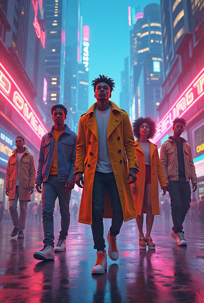 Crie uma capa de álbum de música com o nome "Twenty One Direction's"