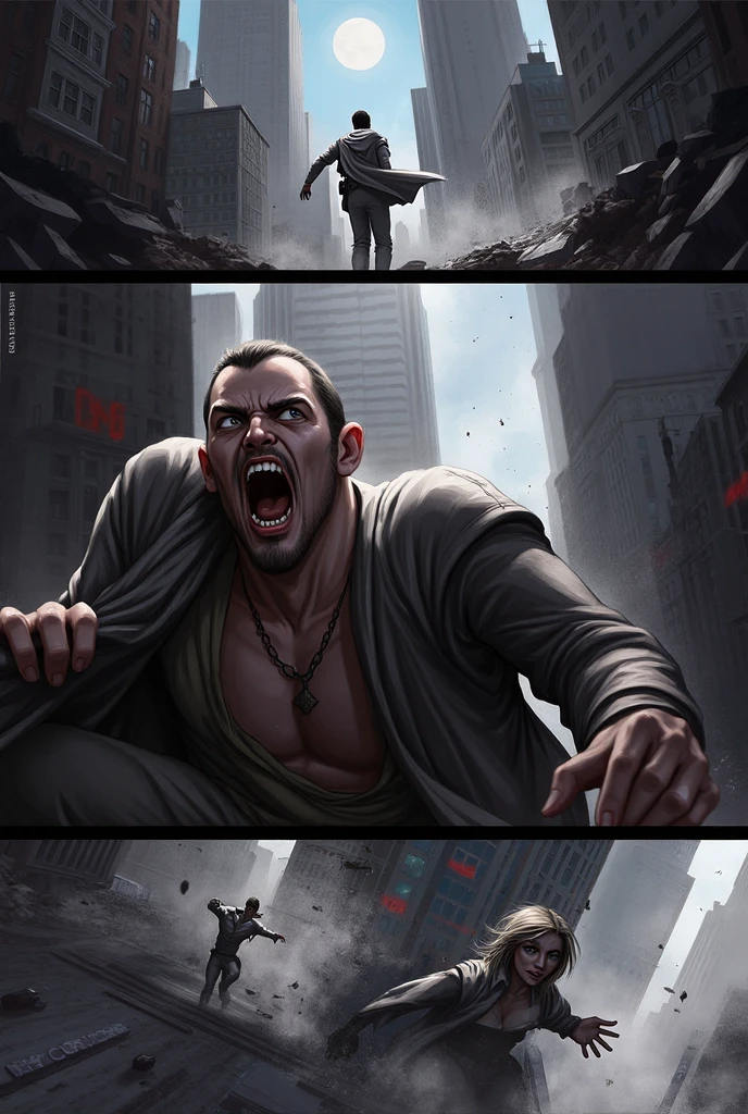Terrified, they were in a state of panic.