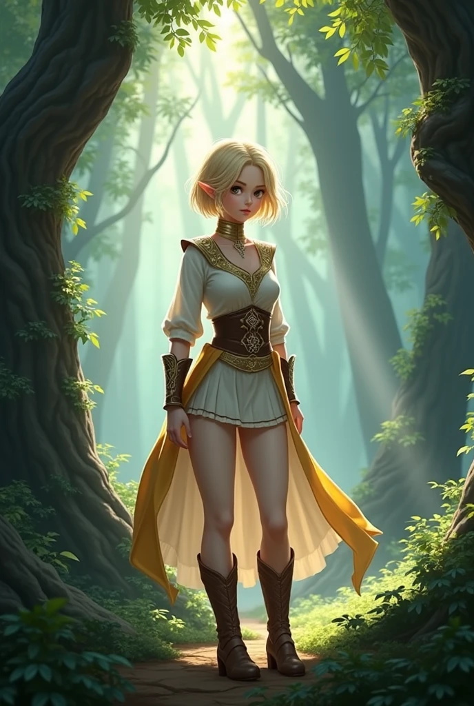 masterpiece, best quality, <lora:zeldaBotwTotk_zeldaBotwV1:0.7>, 1girl, solo, princess zelda, nintendo, the legend of zelda, botw,totk, short hair, capelet, castle ruin