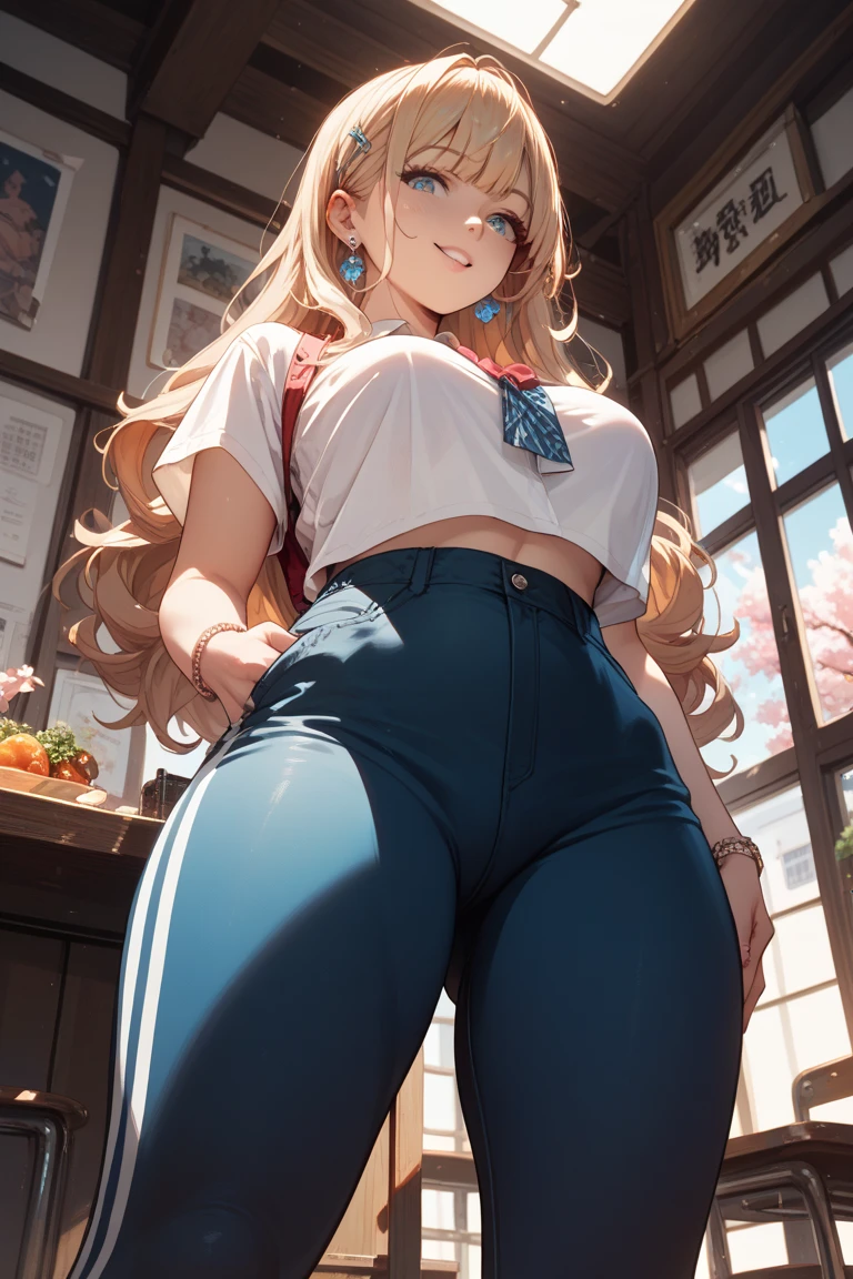 Chubby anime girl belly
