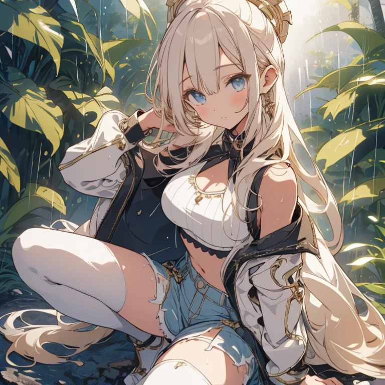 (safe:1.10), best quality, masterpiece, highres, solo, (kristen_arknights:1.10), squatting, cowboy_shot, looking at viewer, 23 <lora:kristen_arknights:0.80>