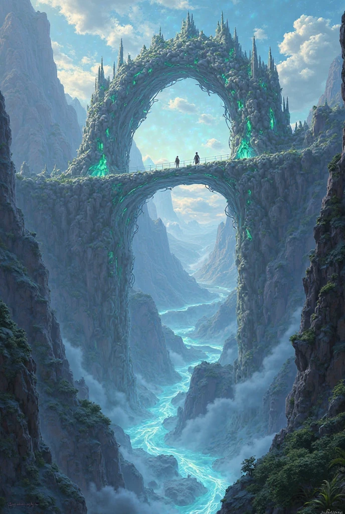 You can create a fictional bridge