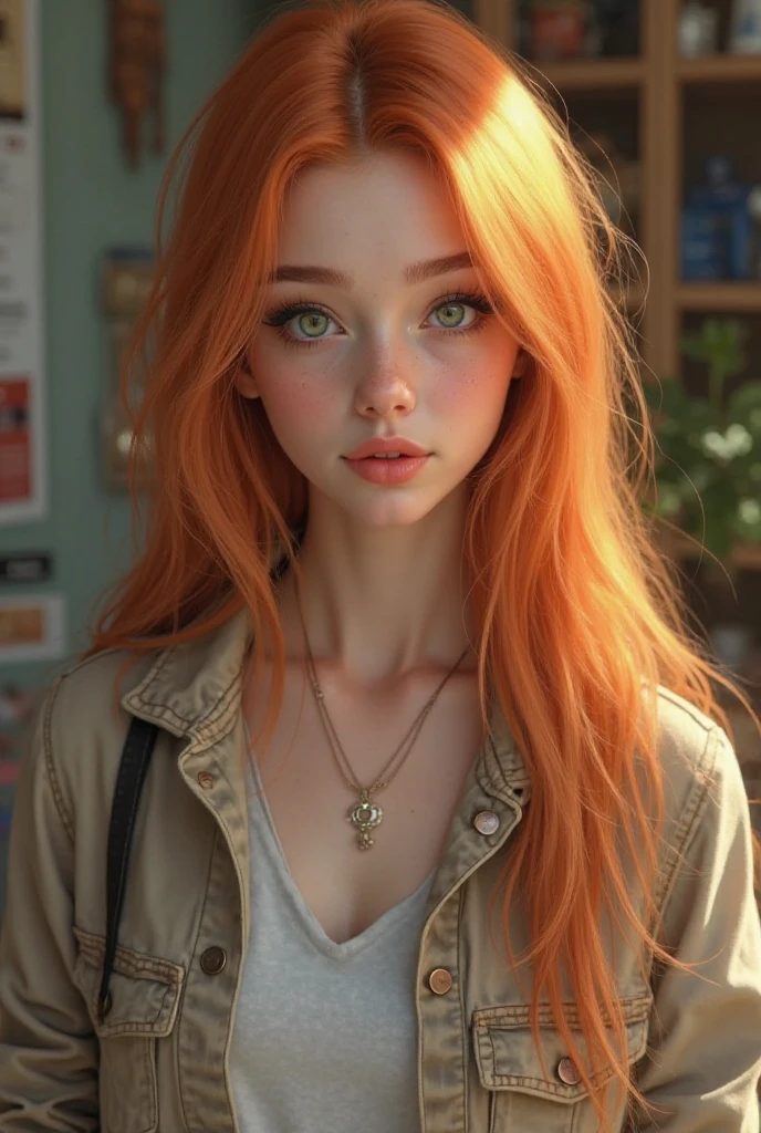 best quality, masterpiece, realistic, 1girl,
chestnut hair,
colorful camisole,
post-apocalyptic,
upper body, detailed face, beautiful eyes, (shy smile:1.1), freckles,
dramatic,
vibrant, sharp focus,