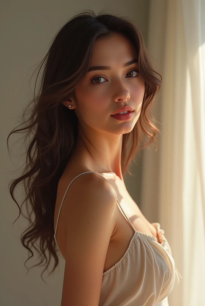 Beautiful girl with csut

