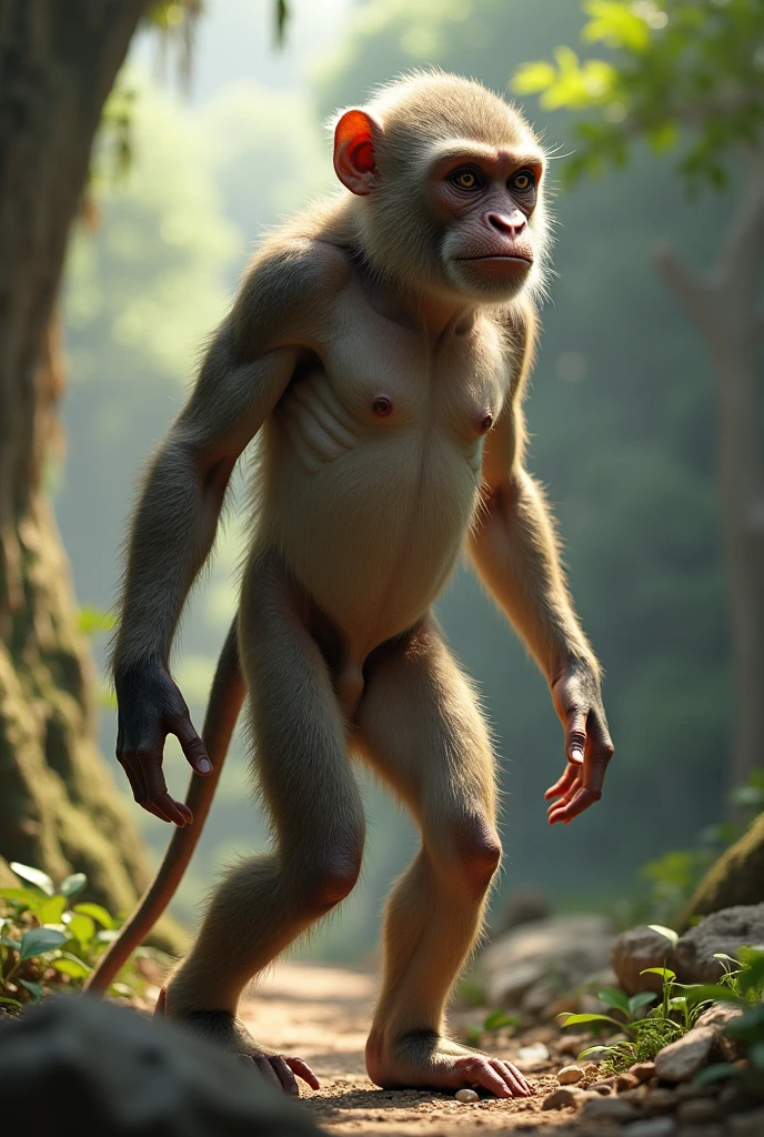 Monkey Mauy Thai fight Thailand