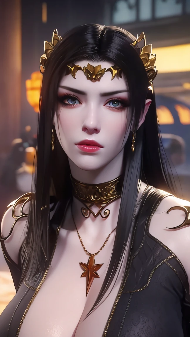 （lifelike， high - resolution：1.3）， 1 girl with a perfect body， Super fine face and eyes，slong hair， big boob，Expose cleavage5, lightning, hyper-realistic graphics, most realistic graphics, 1 girl, alone, solo, Extremely sharp, surreal image, naked, undressed, NSFW, full body.