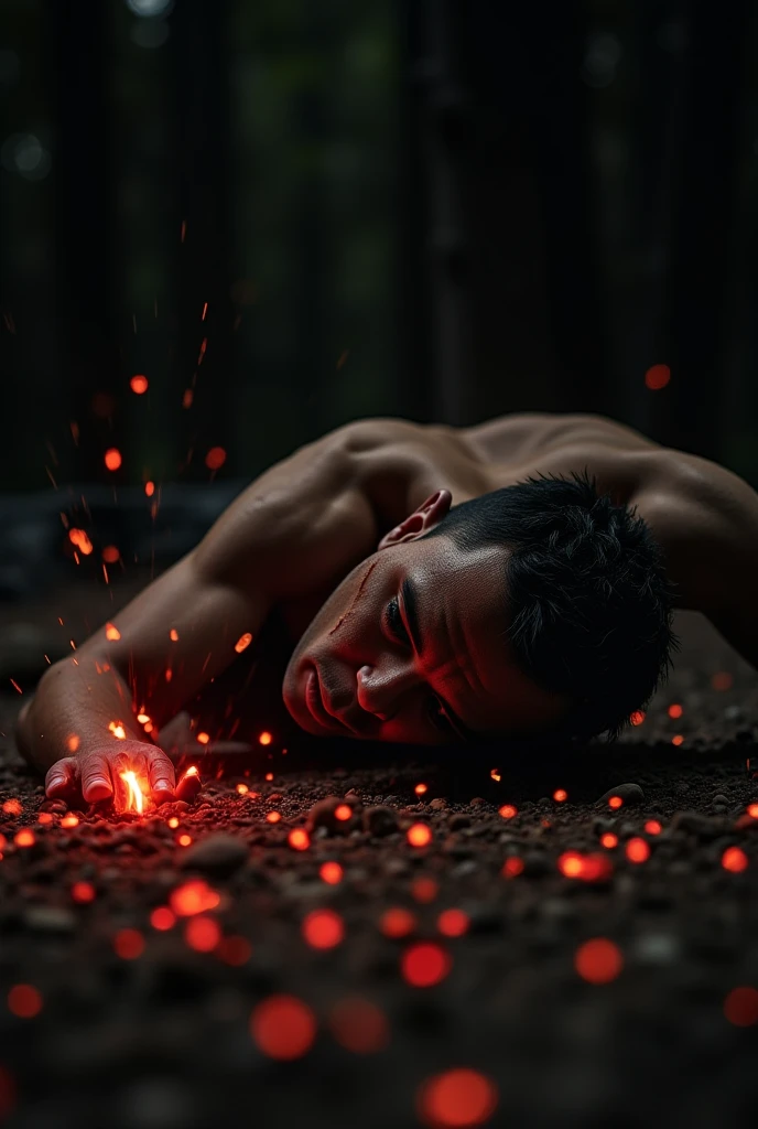 Skinny Man getting alert signal in smart watch afert getting wound🔥🌋🦈