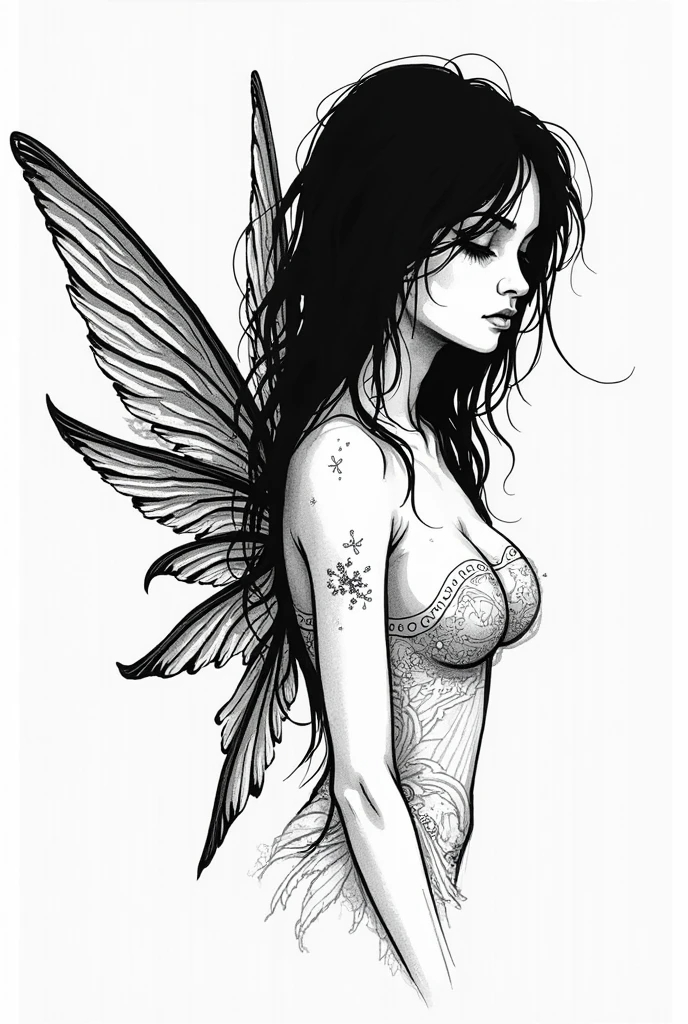 B&W, by Paul Pope, best quality, masterpiece, very aesthetic, perfect composition, intricate details, ultra-detailed