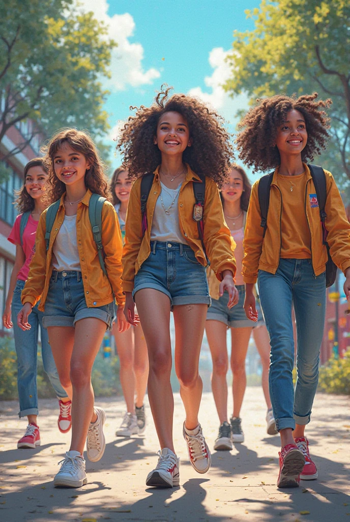 High school girls Real