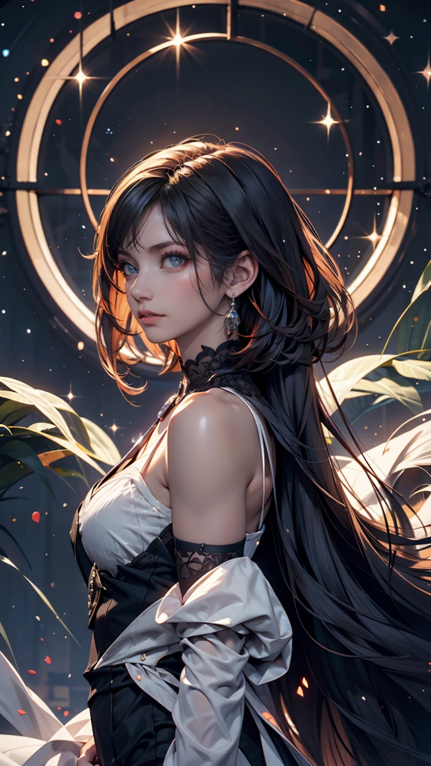 ((masterpiece, best quality, ultra-detailed, high resolution, extremely detailed CG, super detailed, Most beautiful clean lighting)), 1girl, small girl, young, cute girl, pretty face, white skin, Beautiful black long hair, black eyes, kawaii, slender, small build, small breasts, Fantasy world, world of death, black dress, skeletons, necromancer, necromancer, dark, magical world.