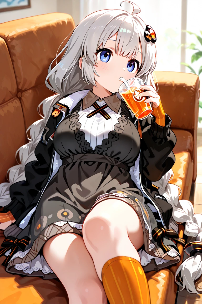 cat eating snacks
