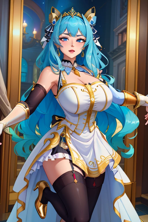 a sculpture of a blue fairy, blue fairy statue, breathtaking fairy sculpture, magnificent fairy sculpture, spectacular fairy sculpture,
fairy sculpture made of blue glass, glass fairy sculpture, glass jar sculpture,
under a dome shaped, glass, round, spherical glass jar, glass jar with lights,
with soft, radiant, warm, glimmering lights inside, jar with twinkling lights,
1girl, standing, posing solo, amazingly, breathtakingly detailed statue,
looking at, gazing at, staring at viewer, eye contact with the viewer, beautiful, gorgeous, lovely detailed eyes, detailed facial features, expressive eyes, captivating gaze, bewitching gaze, intense gaze, fascinating sculpture, impressive artwork, stunningly lifelike sculpture, with mesmerizing details, the girl's full, well-defined lips, pouty lips, luscious lips, beautiful, breath-taking, exquisite facial features, striking beauty, attractive girl, spiritual, fantasy-like, ethereal atmosphere, magical ambiance, vivid, brilliant, rich colors, luminous colors, vibrant hues, blue, mystical color scheme, soft blue tones, glimmering blue light, with containing a touch of mystery, magic, dreaminess, ethereal lighting, fresh and captivating artwork, unique and enchanting sculpture