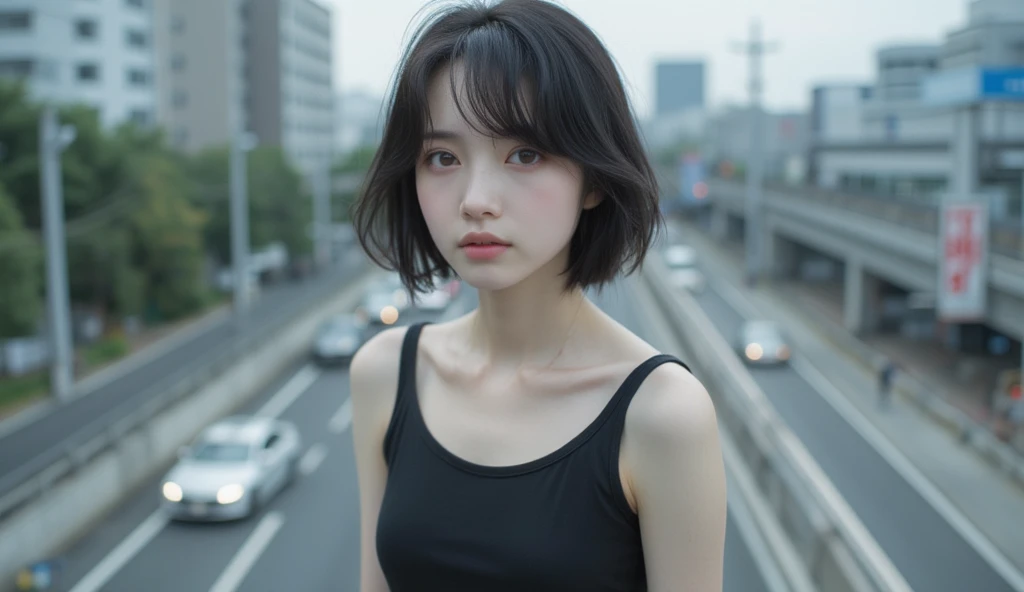 highest quality,RAW Photos , 19 year old Japanese female idol, From above , Face Focus , Face close-up ,
Selfie,Lying on the ground, ((Off-the-shoulder tops , Cold shoulder top , clavicle , Exposing shoulders ,Cleavage ,))short hair, Bowl Cut ,Cute Face ,Edgy,Drooping ,clavicle,Muddy Waters , Overflowing ,Wet ,Selfie, Pale skin,At the Beach, rain,night,
