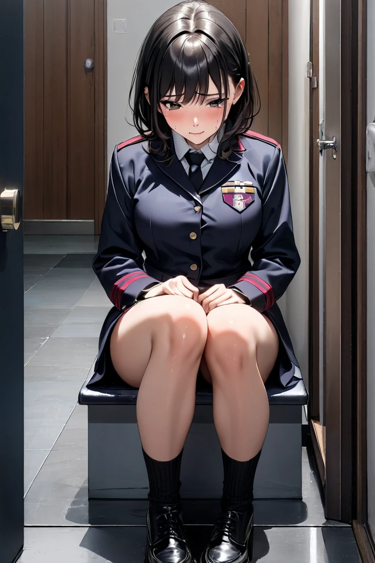nanaco、odor、Plump、Thick thighs、Long socks、Show off、uniform、Vulgarity、Saucy、excited、Cross-legged、