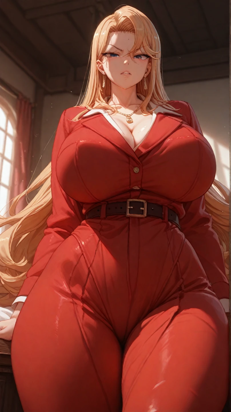 anime female character sitting on a red chair in a room, anime key visual of elegant, epic and classy portrait, detailed key anime art, highly detailed exquisite fanart, handsome anime pose, high detailed official artwork, detailed digital anime art, detailed anime character art, high detail iconic character, detailed anime artwork, detailed fanart, royal elegant pose, clean detailed anime art, detailed anime art