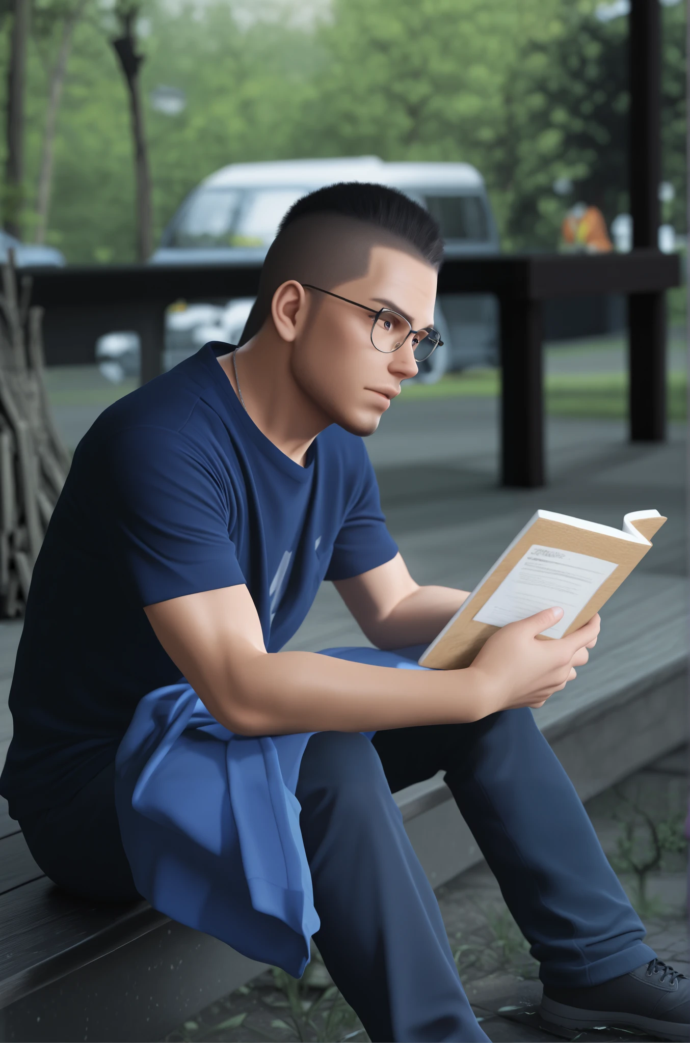 3D images with an emphasis on anime style