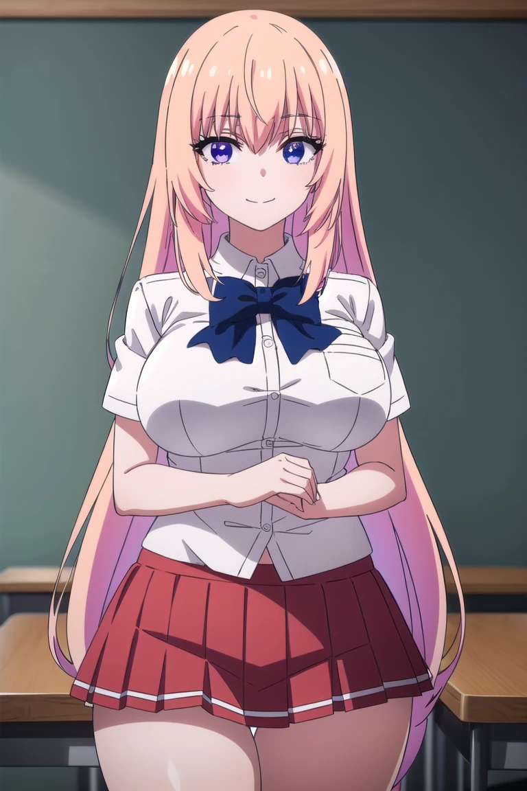 indoors, restaurant,
BREAK <lora:atena_saotomev2:1> saotome_atena, atena_saotome, pink hair, blue eyes, aqua eyes, long hair, ahoge, sidelocks, large breasts,
BREAK (orange Family Restaurant Uniforms:1.2), (orange suspender skirt:1.4),(orange apron:1.2), (double-breasted,underbust:1.2), (orange high-waist skirt:1.3), (apron over orange skirt:1.3), (white shirt:1.2), button gap,short sleeves, nametag,
BREAK standing, hands on own chest, looking_at_viewer,
BREAK blush, embarrassed, smile, raised eyebrows,
BREAK (masterpiece:1.2), (beautiful detailed eyes:1.2), perfect lighting, (perfect hands, perfect anatomy)