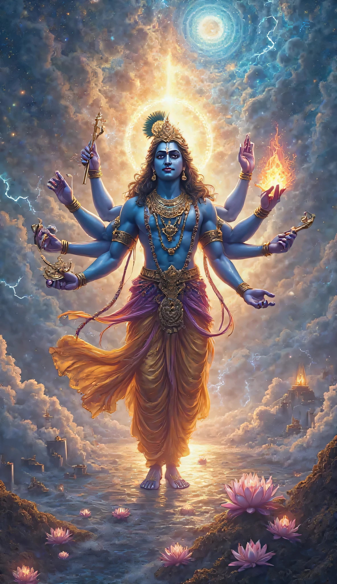 Lord krishna vishvroopam