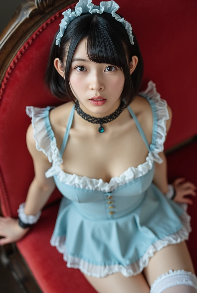 (Hi-Res), (Absurd), (Best Quality), (High Quality), (Masterpiece), Grabbing Breasts, On the Bed, Ruffled Bra, Shy Alone, Solo, Pink Hair, Peachy Hair, Pink Hair, Light Blue Eyes, Long Hair, Long Hair, Twin Tails, Hair Above One Eye, (Big), White Thighs, Wet, Sweat, Embarrassed, 8K, High Definition, Show Cleavage, Movie Lighting, Beautiful Fingers,Well-formed fingers,High detail,Sony FE GM,Cute,Heart eyes,Embarrassing,Drooling,Navel,Sweat, Wet, Big, White skin, Light hair, Blushing cheeks, Clear white skin, Shining eyes, Colored contact lenses, Anime style, Motion lines, Sparkling eyes, Super big, Ripping, Taut breasts, Enormous breasts, Drooping sweatshiny hair, sloppy after, underbreasts, too big breasts, torn clothes, show cleavage, starry eyes, drooling, drooling, black stockings, stockings, sweat, bed, on bed, , school uniform, pants, skirt