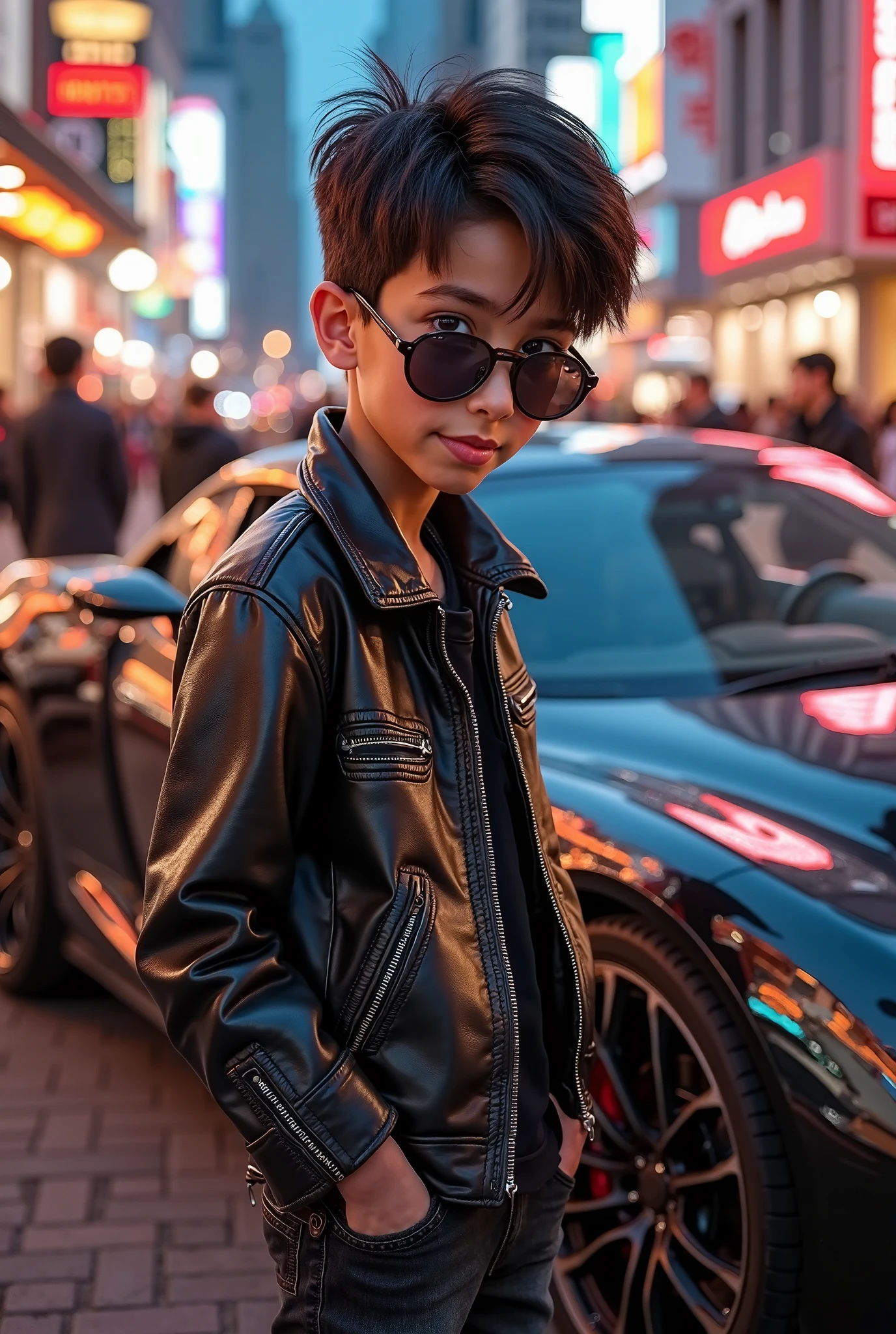 A boy in style