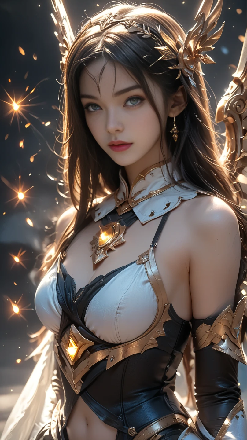 The artist who could bring this image to life is none other than Lisa Yuskavage. Her hypermaximalist style perfectly captures the intricate details of this female knight, while also giving a sense of the fantastical and otherworldly. Greeting, 1girl, full body, white skin, beautiful face, hot pose , bigg est br east , bigg est thig hs , bi ggest a ss , pe rfect b ody, se xy body , nip le, n aa a ke ee d , focus on viewer, UHD, retina, ccurate, anatomically correct, textured skin, super detail, high details, high quality, award winning, best quality, highres, 1080P, HD, 8k, 16k, masterpiece