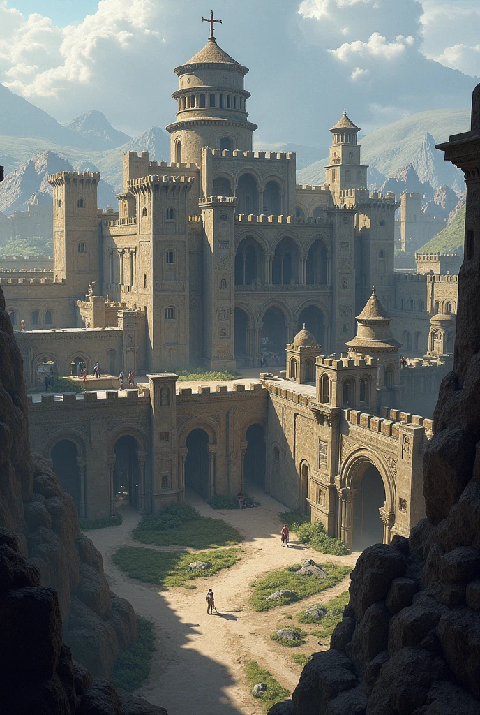Main blocks, Castles and their purpose EKKA - SeaArt AI