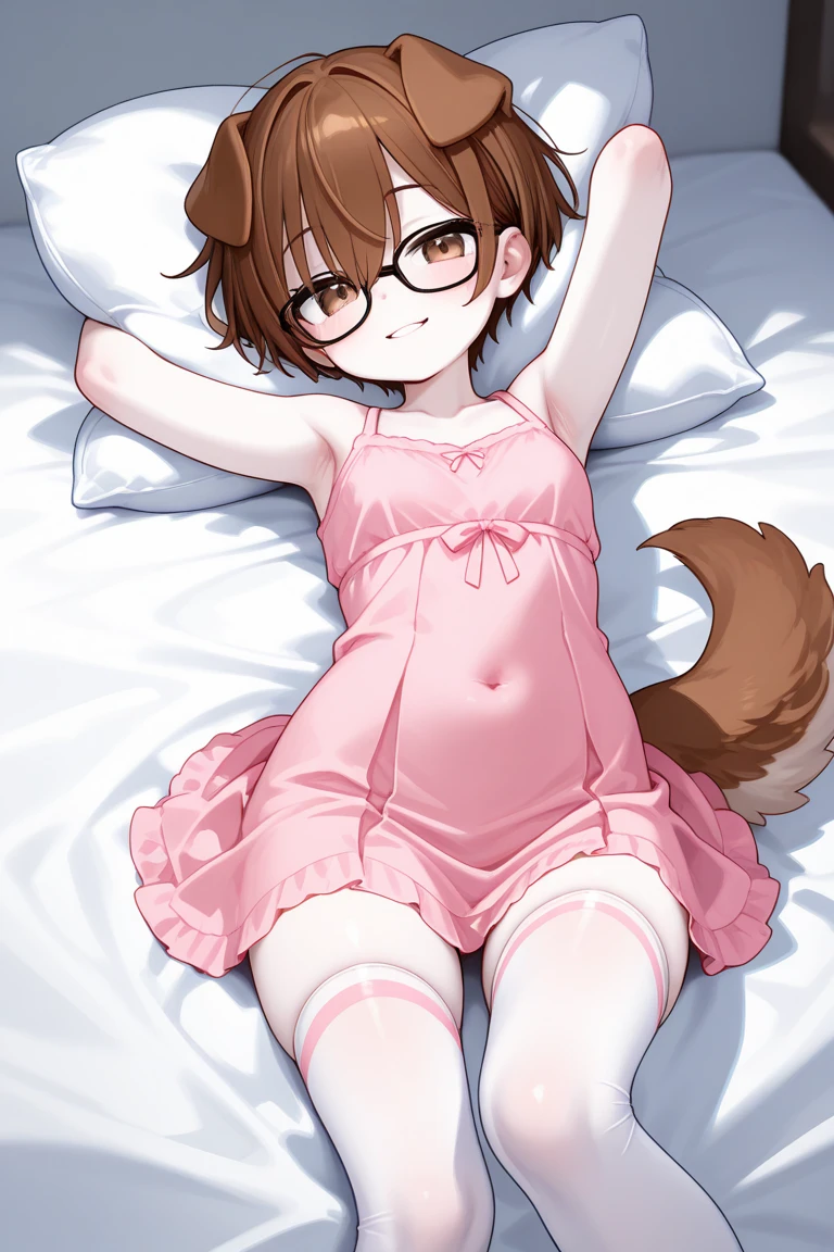 in detail、elementary student、((Vaginal sex on top of a man))、flat chest、NSFW、Dye cheeks、Wearing sweat、maid clothes、vaginal、Bed in the bedroom、(((Having sex)))、a blond、Twin-tailed、Little Devil Girl、1male people、Ecstatic face
