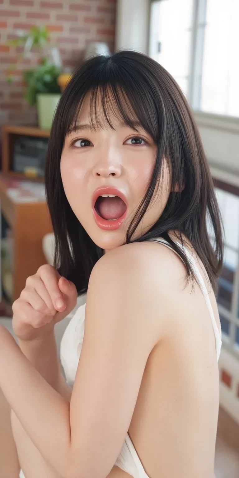 Browsing Caution, (((Japanese high school girl 10 years old)))、many , 8 years、RAW Photos、Climax Face、Bust Shot、Medium Hair、(masterpiece)、(Highest quality)、High resolution、(girl)、(Genuine、Realistic:1.2),((Wearing a navy blue school swimsuit ))、Upper Body、look up、Sex Appeal、15 years old、Mid-breasted、close your eyes、Deep sorrow、sad、look up at the sky、Open your mouth、scream、room、Background Blur,naked、Beautiful small breasts、Pink nipples