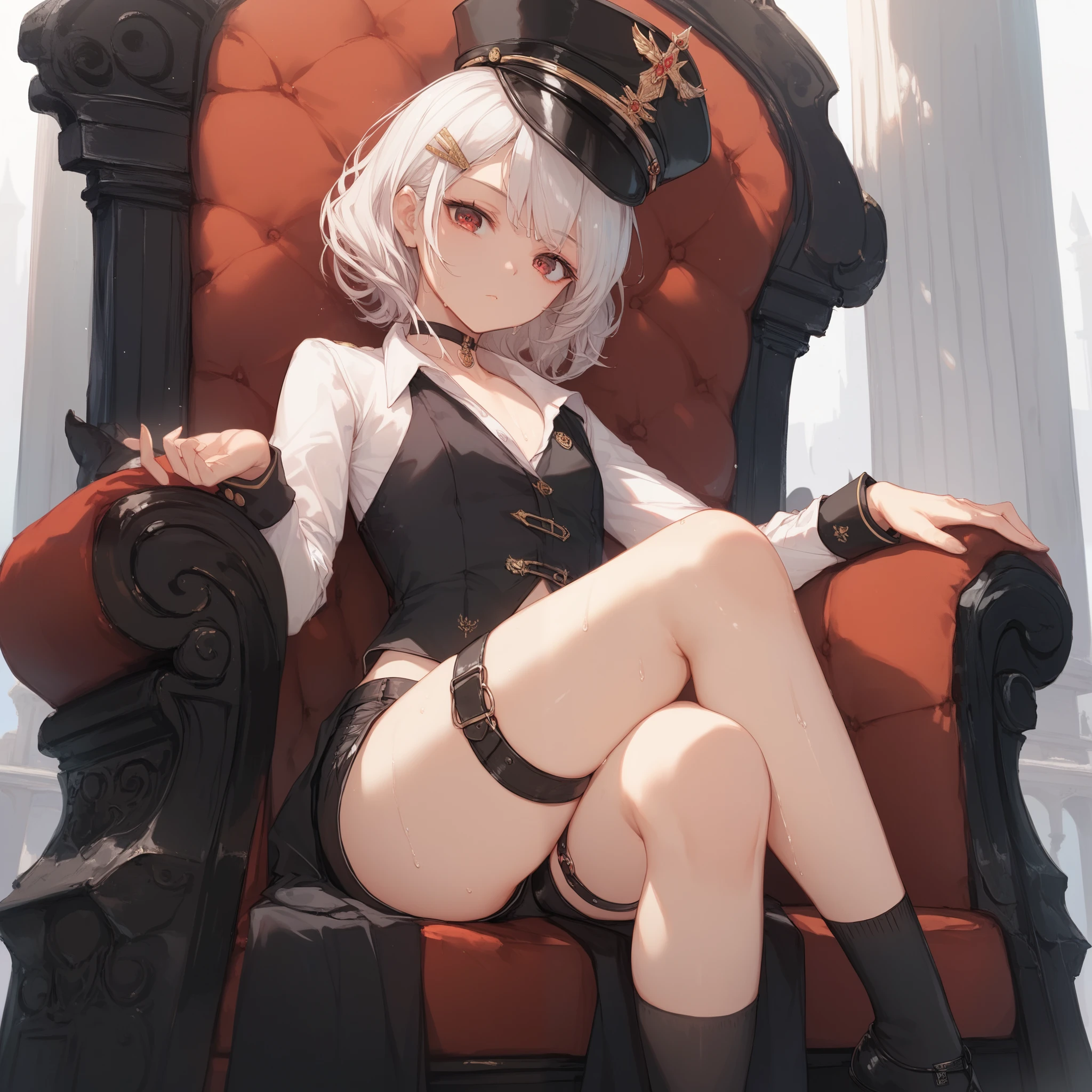 ???? brown Azur Lane waifu，greatly，extra thick curve，tied to a ??????? chair，??????? machine，?????? chains，Trapped，in basement，Hijacked，?????? ???????，electric chair，sadness and crying，Funk，urinating on herself，Urine flows from the inner thigh to the chair，Kidnapped，Tight black mini ?????? exposes her ???????，Broken ?????????，Camel toes，Diamond jewelry，Harajuku girl makeup， ???? ??????????? with dents， evoke， SFW， one-girl， 独奏， perfect body figure， It's a perfect face， perfect hand， Perfect Finger， perfect lips， perfect  eyes， Perfect background， perfect atmosphere， Professional Quality， 8K， Perfect photography， Highest resolution， 8K， ray traycing， perfect volumetric lighting， hight quality octane render， High quality vectors， ultra - detailed， SAW movie scenes， ??????? room， Clean the skin， minimalistbackground， Perfect Skin， There are no exceptions