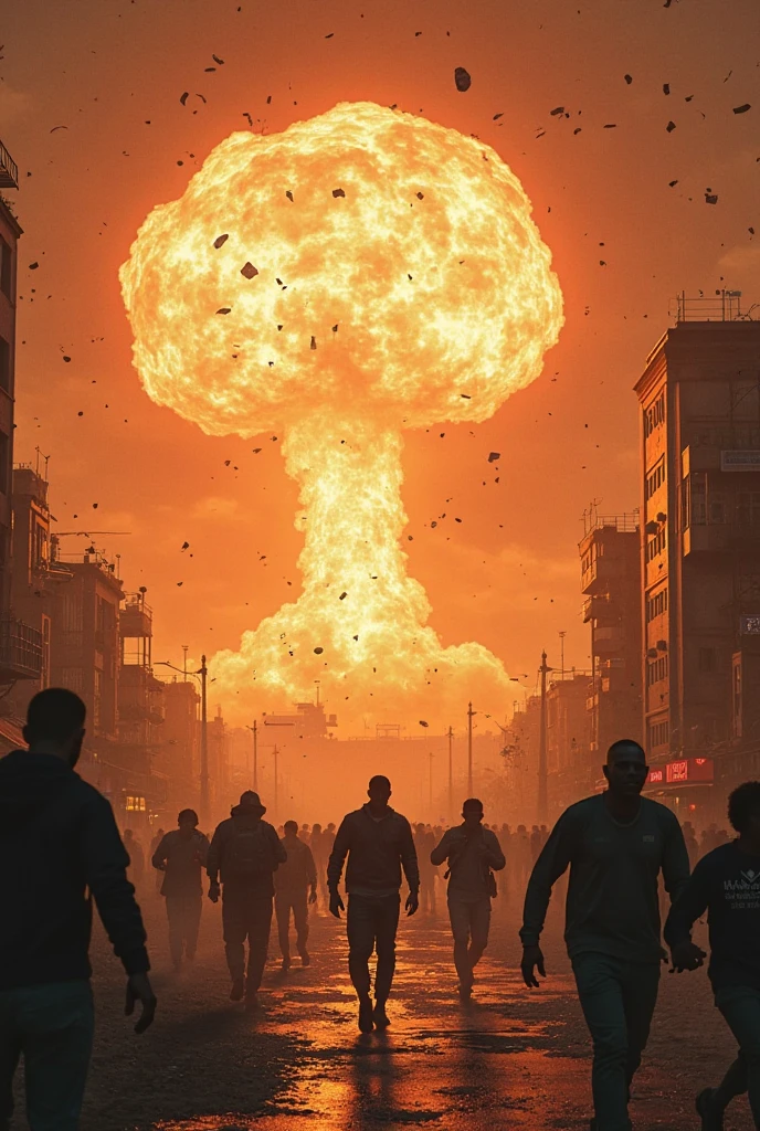 India and Pakistan have a nuclear war.