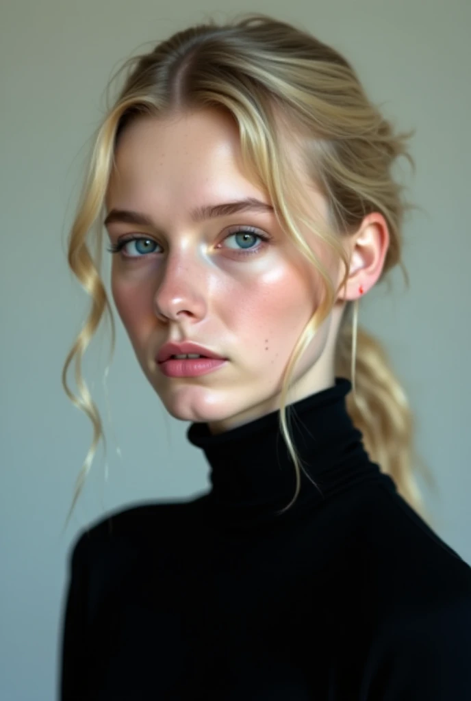 (cinematic:1.4) (full shot:1.4) photograph of a beautiful and sexual 26yo (irish:1.2) woman, (topless:1,4), fair skin, (((skinny))), (((tiny breasts))), (((thin))), [[[[[skin moles]]]]], blonde ponytail, sculpting, (absolute darkness, black background, Rembrandt Lighting:1.2),
(detailed eyes:1.3), (detailed facial features:1.3), (detailed body features:1.3), (skin texture visible:1.2), detailed skin texture, realistic skin, visible skin detail, skin imperfections, (skin pores:1.2), amazing fine detail, lifelike,
(photorealistic:1.4), photorealism, hyperdetailed photography, absurdres, sharp focus, stock photograph, amateur photo, editorial photograph, candid photograph, professional photo,
dslr, (analog:1.3), Fujifilm Superia Premium 400, Kodak Portra 400, Kodak UltraMax 400, Nikon D850 film, (wide shot:1.4), 35mm, F/2, f2,
film, film grain, soft lighting