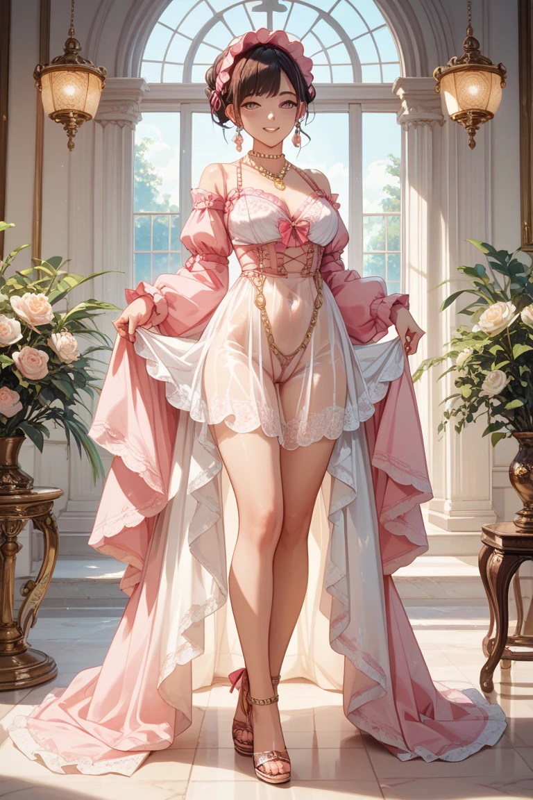 masterpiece, highest quality, Shuna, One girl,lingerie,whole body