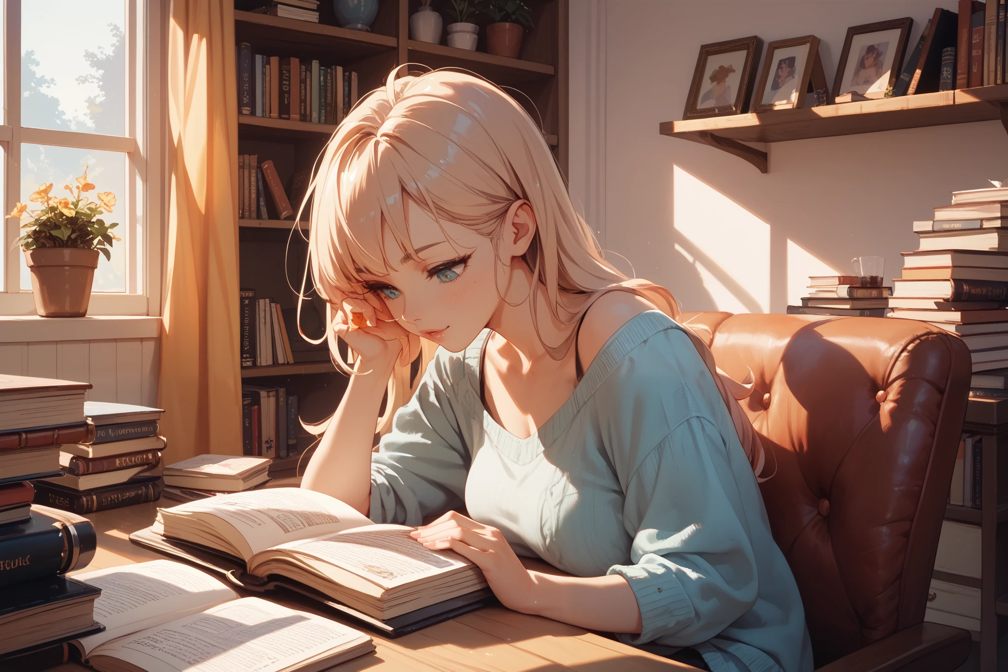 "a woman in a pink dress laying on a chair, fantasy art, princess of amethyst, asleep, in the style of guweiz and ilya kuvshinov with long hair"