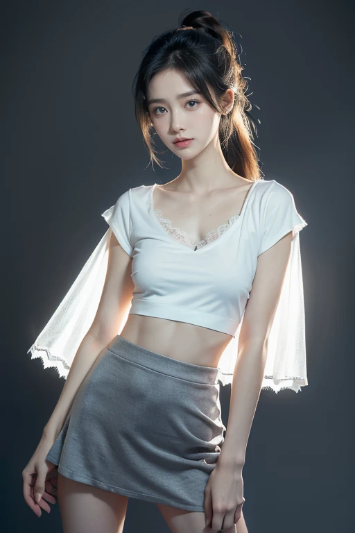 8k, masterpiece, RAW photo, best quality, photorealistic, extremely detailed CG unity 8k wallpaper, Depth of field, Cinematic Light, Lens Flare, Ray tracing, (extremely beautiful face, beautiful lips, beautiful eyes), intricate detail face, ((ultra detailed skin)) 1girl, in the dark, deep shadow, pretty hinata hyuga,(very slim slender fit-muscled body:1.3), ((looking at viewer)),(big smile:1.3), (night, (neon sign), (blurry background), midnight, (without people in the background:1.3), white diamond earrings, bracelets, necklace, clear eyes, walking , front shot, (pale skin), face forward, (big eyes), full body shot, ((see through blouse)), (hot pink color blouse)), ((laced skirt)), (looking at viewer:1.3), very slim, huge breasts, no bra,Hermes bag, mini skirt, updo hair, short hair, teeth