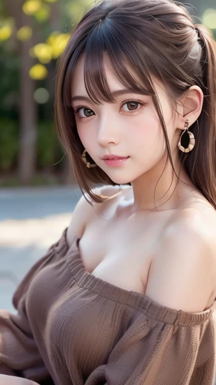masterpiece,best quality,high resolution,8K,Realistic face,Realistic skin texture,magnified textures, 1 girl,Japanese girl, 22 years old,detailed eyes,modern,Prostitute、Silver Necklace、Brown Hair、Kawasaki City、Soapland、standing,(White camisole)、 pale skin,(Sexy chest:1.2)、(from front)、