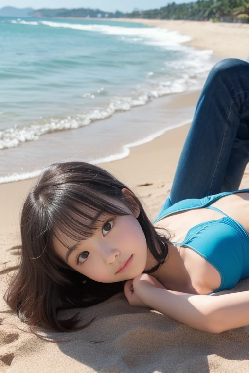 high resolution,Fantastic landscape,Ocean,Ocean岸,Wave,cliff,rock,( ○f 10 y..○: 1.4),hentai full nelson(sex position),Lying down