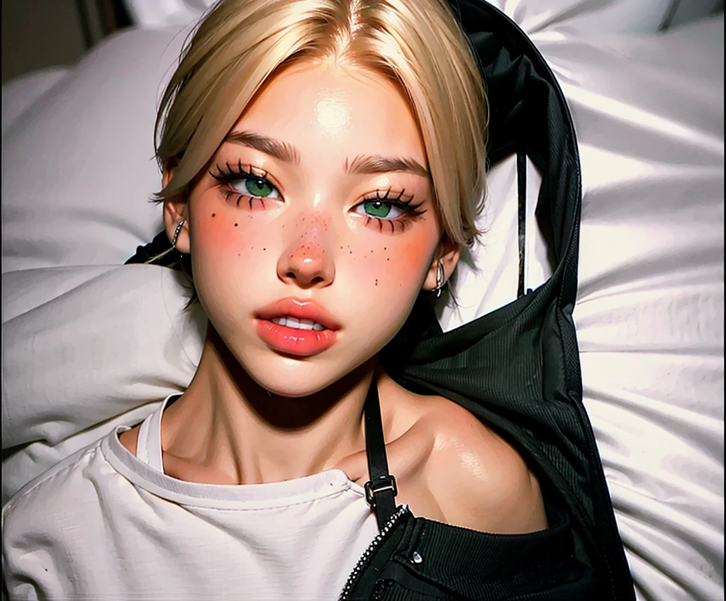 a women is posing for a picture, holding a large penis, her mouth is open wide, excited, full close-up portrait, blowjob, aleksandra waliszewska, medium close up portrait, portrait close - up, closeup headshot, close-up portrait, close - up portrait, close up portrait, anastasia ovchinnikova, photo of young woman, closeup headshot portrait, marta syrko, there is a penis at her mouth, blowjob, mouthful of cum