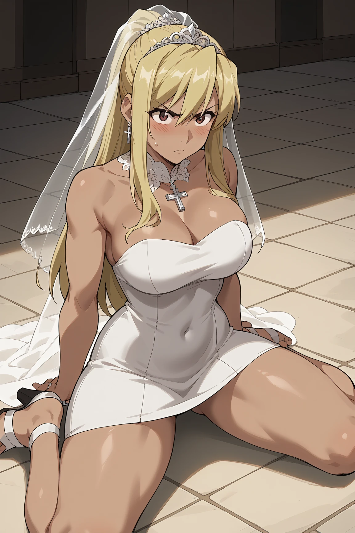 tsunade having ??? with a boy in maid outfit