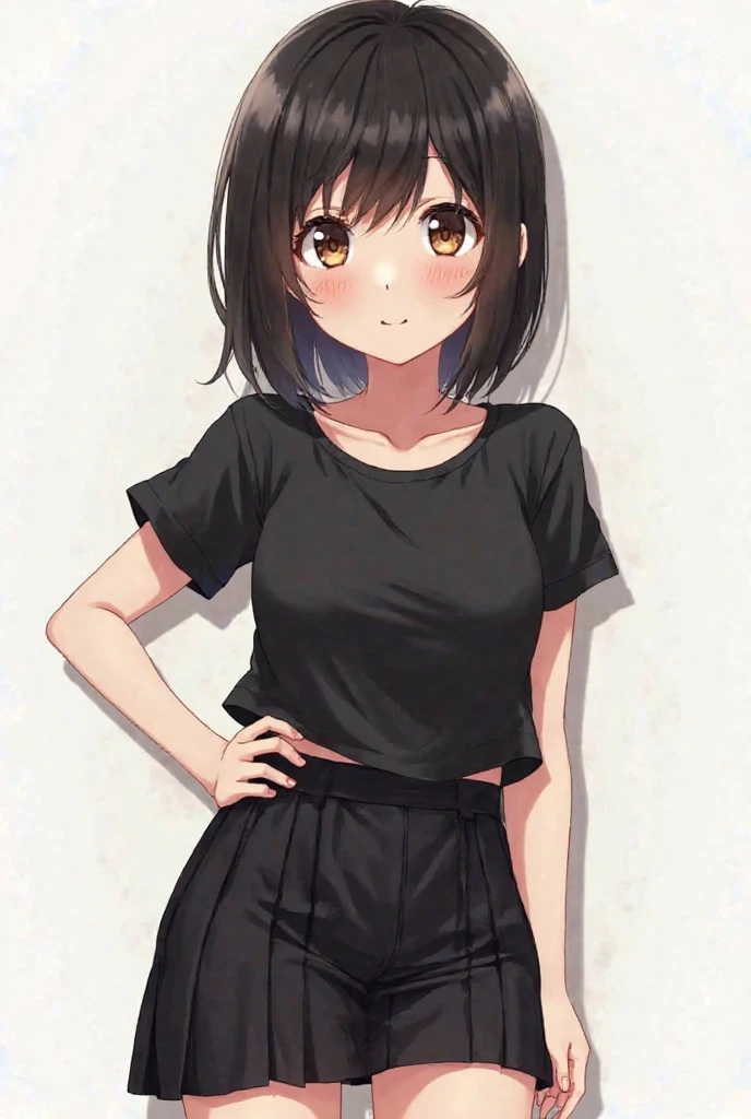 short hair Brown Hair male 20-year-old Cat ear cute Brown eyes